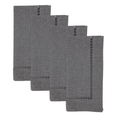 Laser-Cut Hemstitch Napkin (Set of 4)