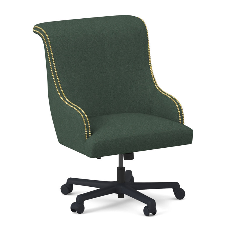 Madison Executive Chair, Polished Brass Small, Margaret Uniform