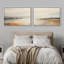 Minimal Landscape Calm Lake Waters and Distant Mountains Rustic 2 - Pièces-100135923-100135924