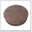Table basse ronde 39,37 pouces avec rangement, table d'appoint moderne en placage de bois massif pour salon, chambre à coucher, appartement ou bureau-2057566061