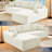 103” Modular Sectional Cloud Sofa For Living Room Modern Minimalist Couch With L-shaped Chaise Upholstered Corduroy Couch , Deep Seat, No Assembly Required-803722776-803722779