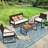 4 - Person Outdoor Seating Group with Cushions-64171347