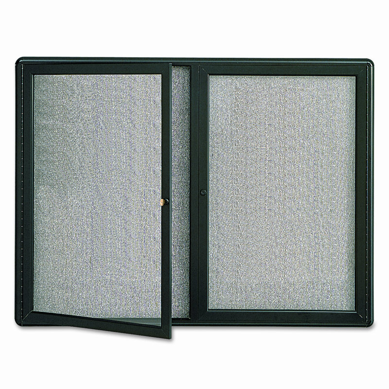 Quartet® No Fabric Enclosed Cabinet Bulletin Board