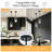 Levona 1 - Light Large Kitchen Island Pendant With Clear Hammered Glass Shade(Set Of 2)-176490511