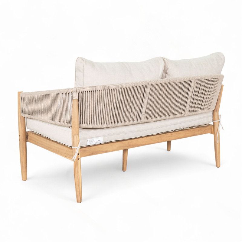 Causeuse d'extérieur en bois d'acacia Verona