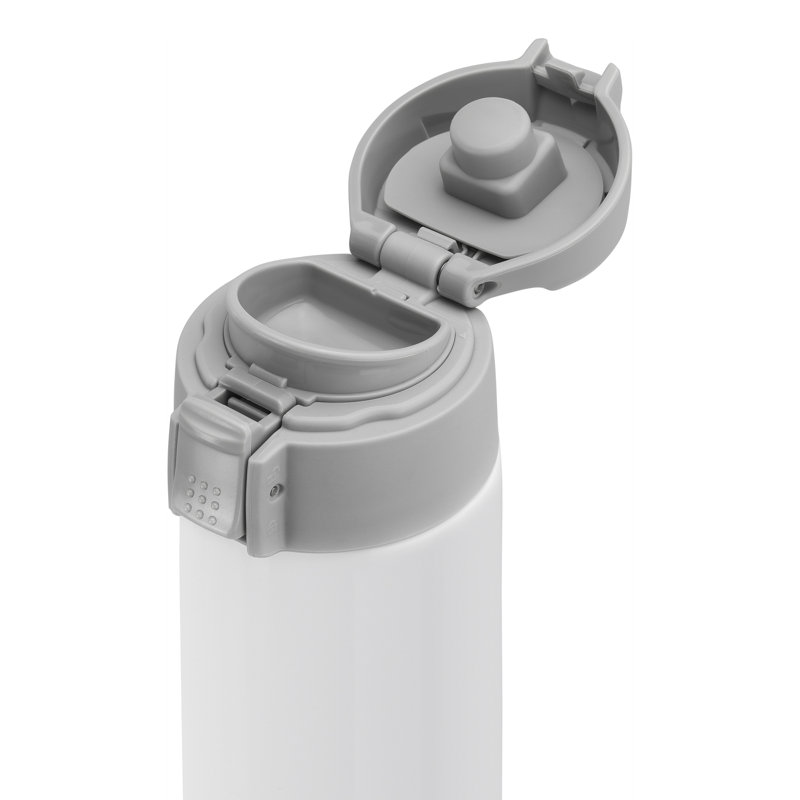 ZWILLING Thermo 15.2-Ounce Travel Bottle, Silver/White