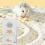 Bain de hamster sans parfum et sable d'urine 500g, blanc