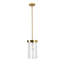 Luminaire suspendu cylindrique à 1 lumière