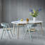 Single Extendable Dining Table with Solid Wood Legs 130/228 cm-70722387-86708967