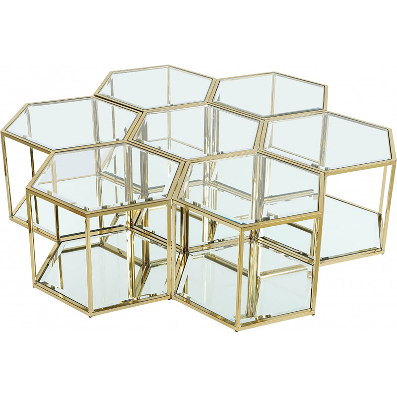 Dickerson Coffee Table, Gold
