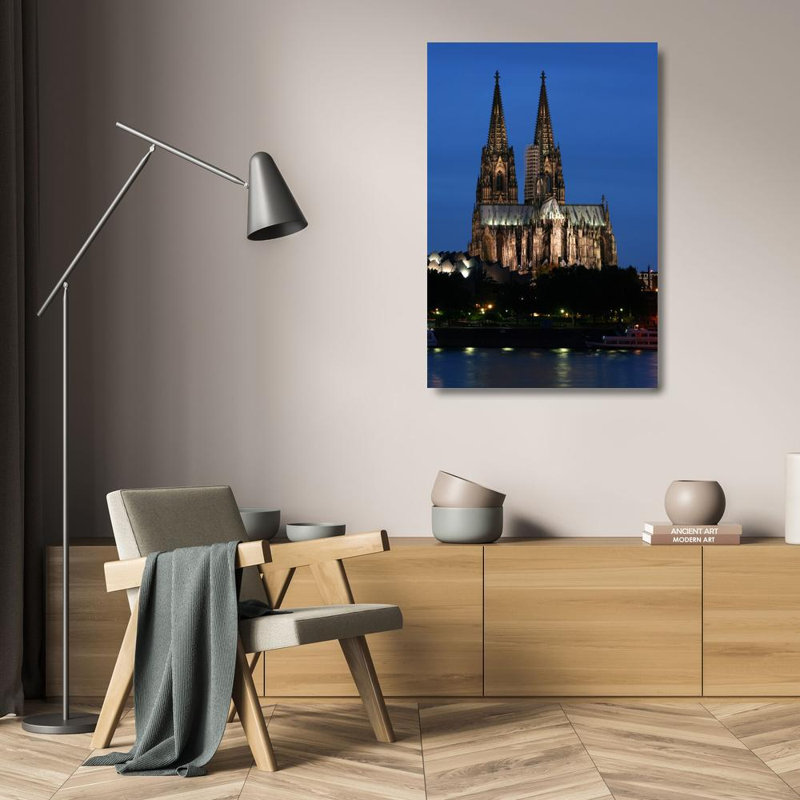 Chevet de la cathédrale de Cologne, H 24 po x l 16 po