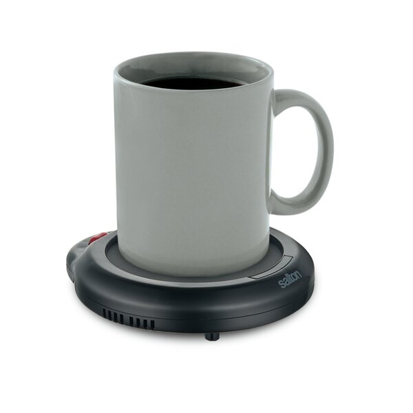 Home-X Mug Warmer, Desktop Heated Coffee & Tea - Candle & Wax Warmer  (Silver Finish)