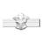 WM 376 2-1/4 in x 5/8 in x 96 in Recycled Polystyrene Case Moulding Pro Pack 56 LF