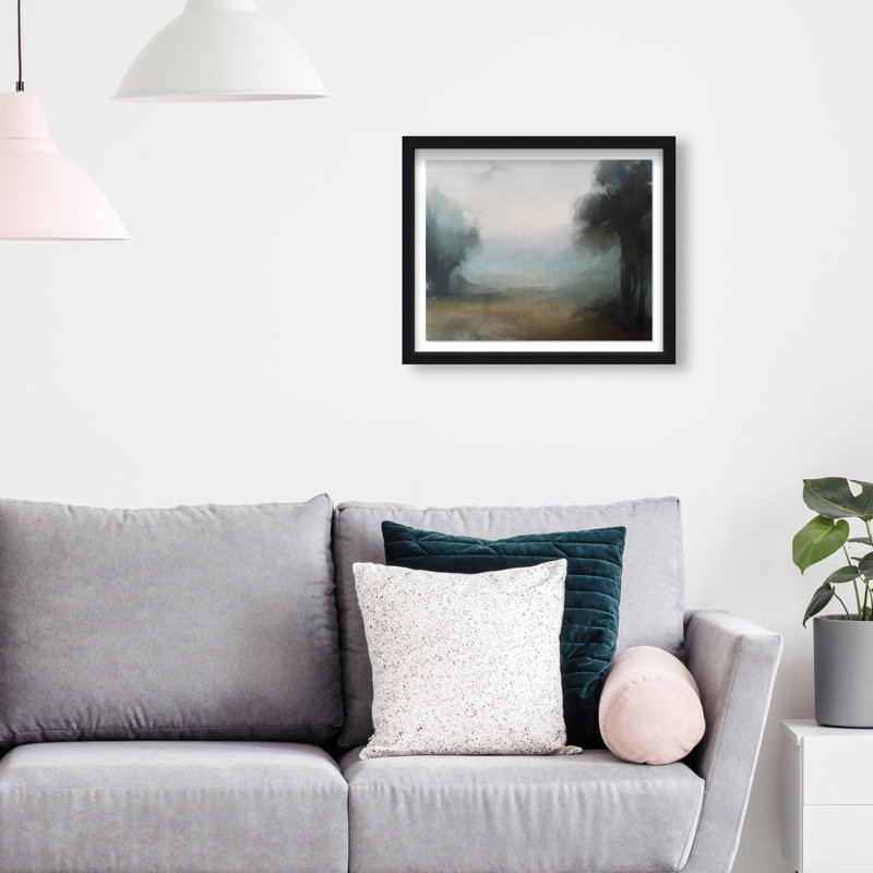 Impression encadrée « Paysage et nature » de Boggy Views par Oliver Gal, H 17,5 po x l 21,5 po, Cadre noir