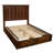 Fireside Lodge Barnwood Traditional Platform Bed - Cal King-9375367