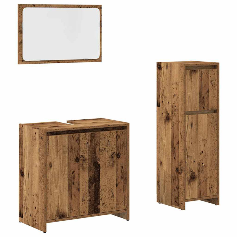 Bathroom Suite, Old Wood