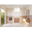 Stellar 41.5 in. x 78 in. Fully Frameless 3 Panel Inline Hinge Shower Door-74439783