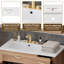 Meuble-lavabo en bois massif 36 po