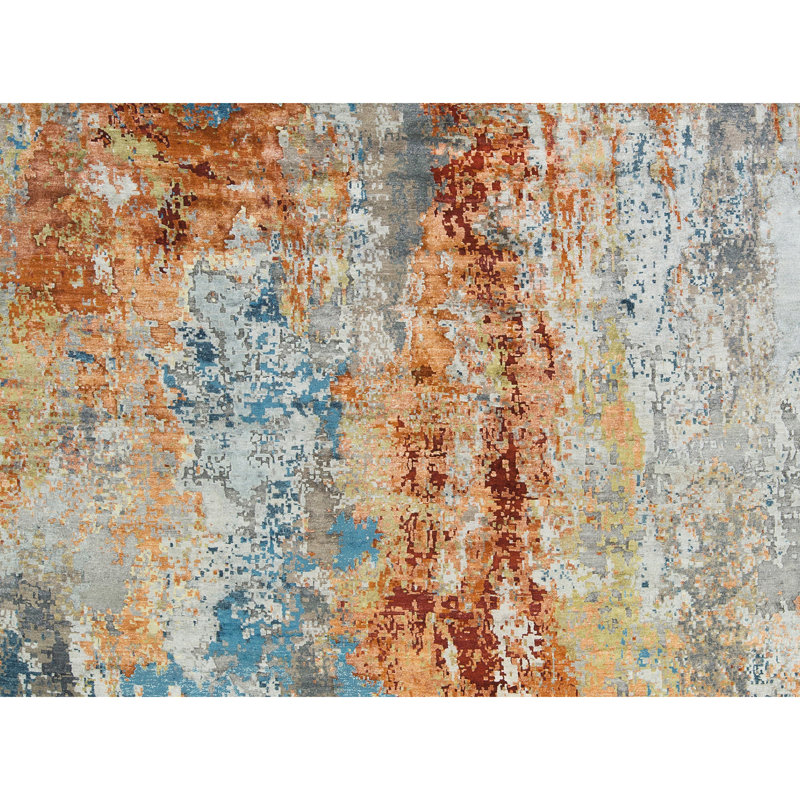 Camouflage Area Rug in Multi-Colored, Rectangle 2' x 3'