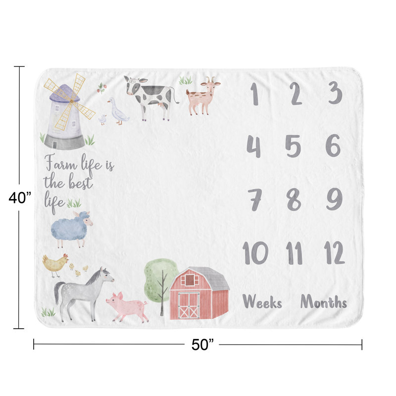 Couverture pour bébé Farm Farm OnLa Farm