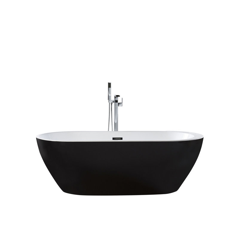 Neill 1500mm x 750mm Soaking Acrylic Bathtub, 58cm H x 80cm W x 170cm L
