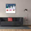  Art mural sur toile, "Pigs In Blankets" par Elle Media Group SA, 37 po x 37 po