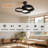 Soraya 22 in. Indoor Ceiling Fan with Dimmable Integrated LED and Remote Control-820131328-820131331