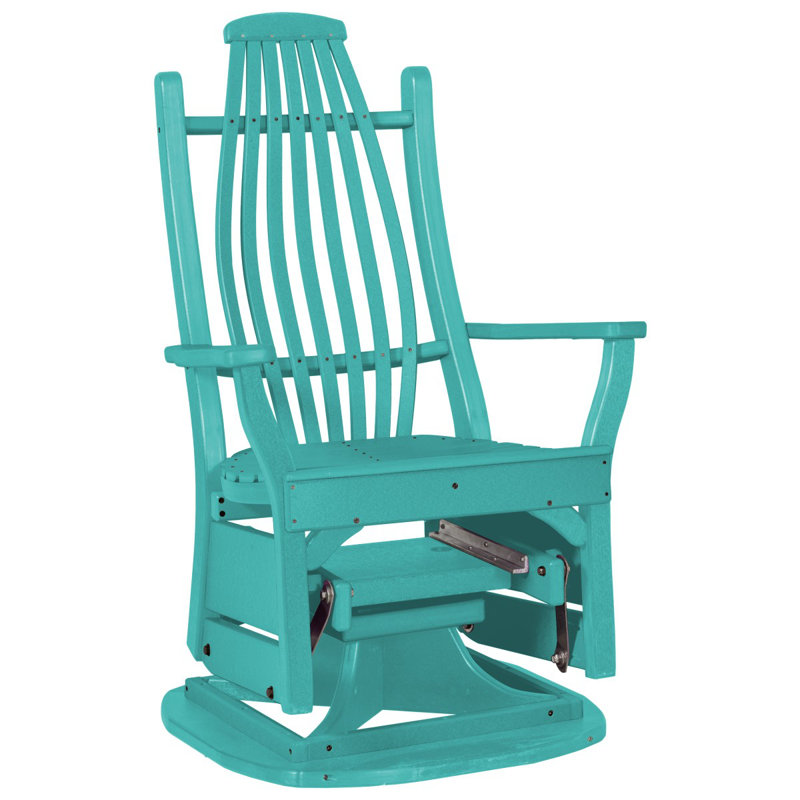 Fauteuil coulissant en bois cintré, Aruba