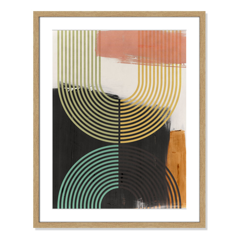 «Bolded II» par Isabelle Z, L 23,5 po x H 29,5 po, Matted Print, Naturel