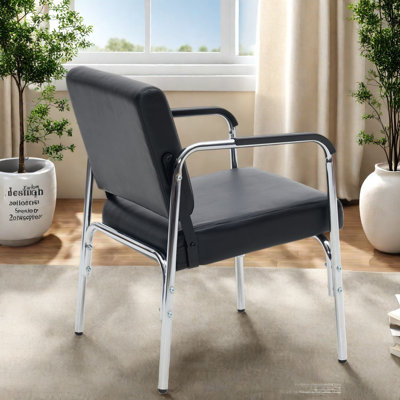 Fauteuil de shampooing inclinable en cuir synthétique