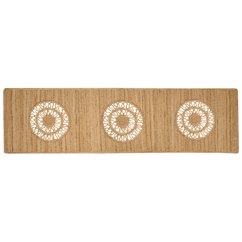 Runner Trini Geometric Hand Woven 80cm X 300cm Area Rug