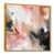 Toile avec cadre flottant or
