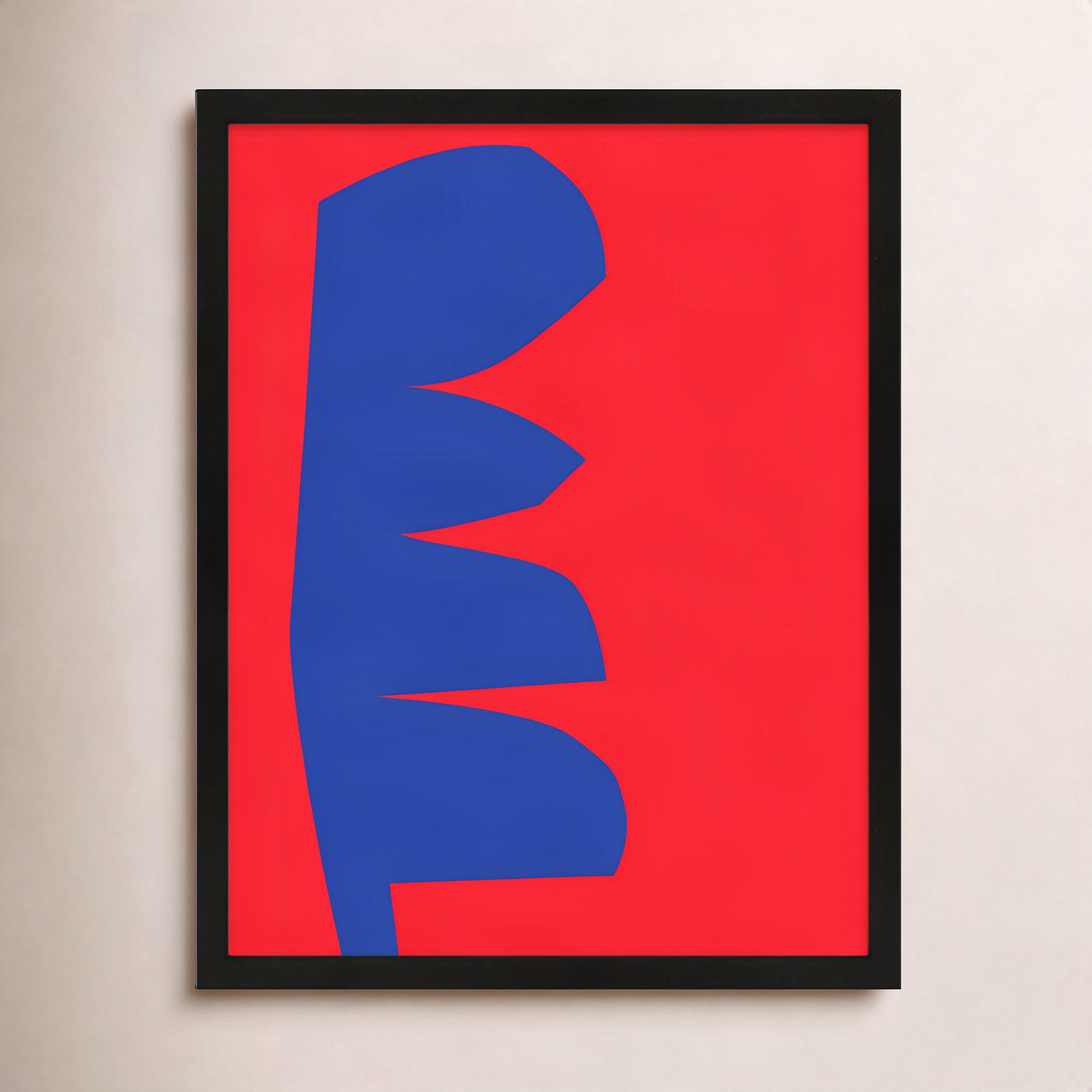 Avida "Process 3" Print by Michael Kempen, 38" H x 30" W x 1.25" D, Black