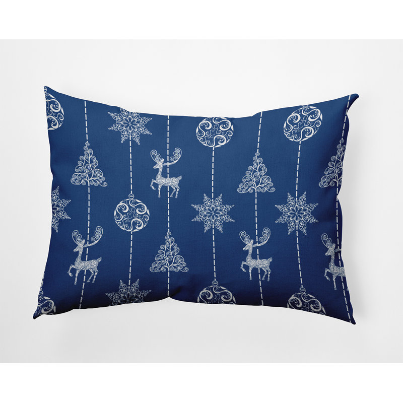 Coussin Christmas Lines, Île Seymour Nord, Galapagos, H 14 po x l 20 po