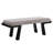 Anneus Gray Linen Upholstered Entryway Bench with Black Wood Frame-449748055