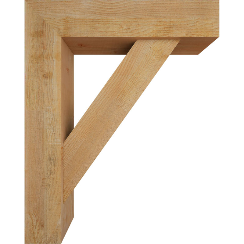 Support de scie brute brute avec support décalé, l 8 po x P 32 po x H 40 po, sapin Douglas, 40 x 32