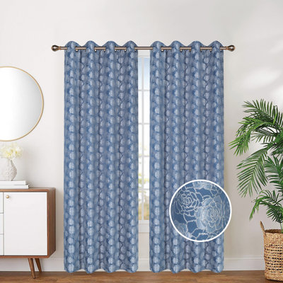 Linen Room Darkening Curtain Pair