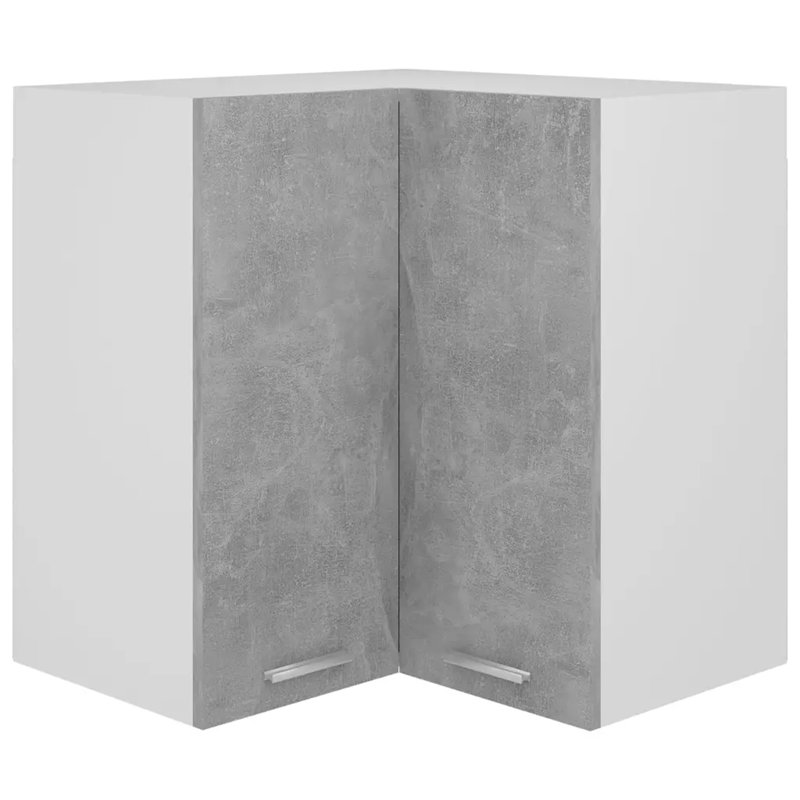 Lyon Hanging Corner Cabinet Lyon, Concrete Grey