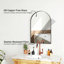 Arch Wall Overmantel Mirror-1069364351