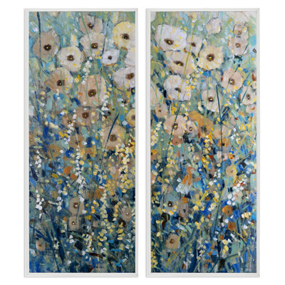 «Sunny Field of Flowers», ensemble de 2 giclées par Tim Ottoole