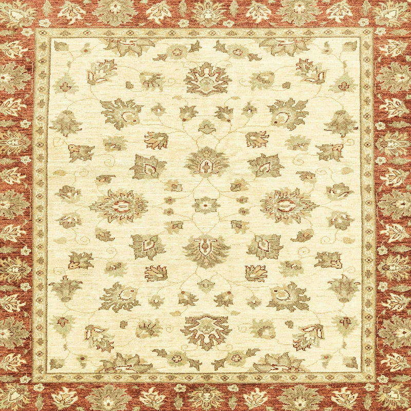 Abstract Indoor Rug, Square 4'