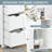 Brizeth Solid Wood Bathroom Cabinet