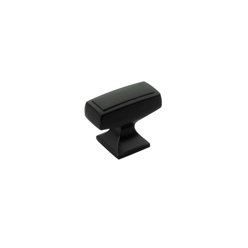 Modket 1 5/8" Solid Bar Knob, Matte Black