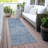 Machine Washable Indoor/Outdoor Xhevrie Blue Rug-112127840