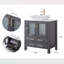 Meuble-lavabo autoportant moderne 30 po avec plateau en céramique-1423876025