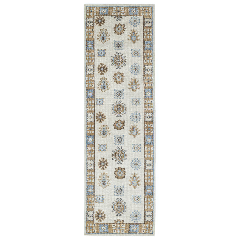 Ciro Hand Knotted Abstract Indoor Rug, Runner 2'6" x 8'