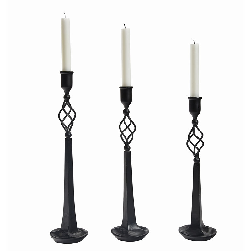 16'' H Metal Tabletop Candlestick