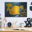 Art mural en métal Beachcrest Home ™ «Yellow Tangs» par Durwood Coffey-1221858114