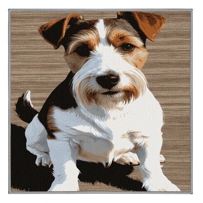 Washable Parson Russell Terrier Dogs Area Rug