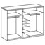 Sazerac 6 Door Manufactured Wood Wardrobe-86317409